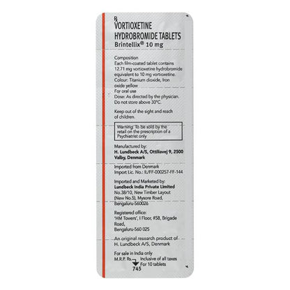 Brintellix 10mg Tablet 10'S