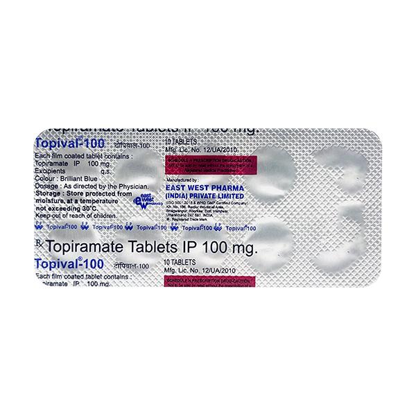 Topival 100mg Tablet 10'S
