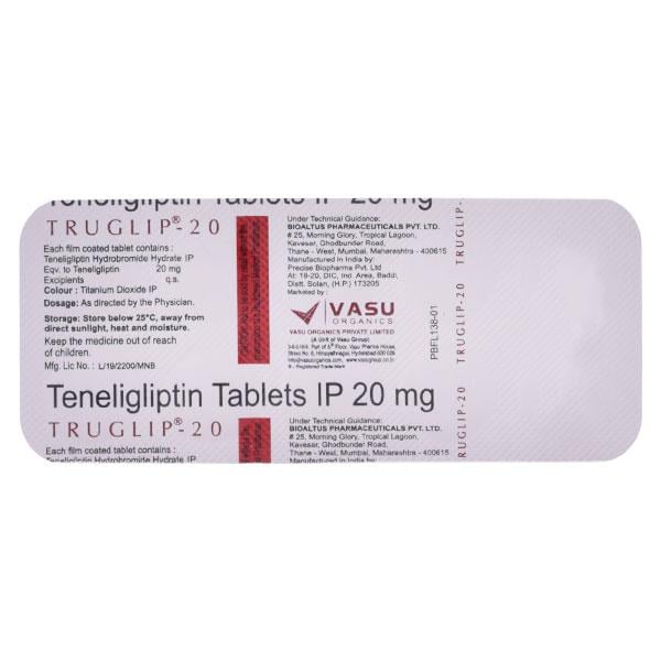 TRUGLIP 20mg Tablet 10's