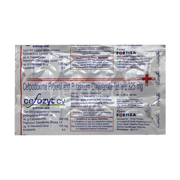 Cefozyt CV Tablet 10'S