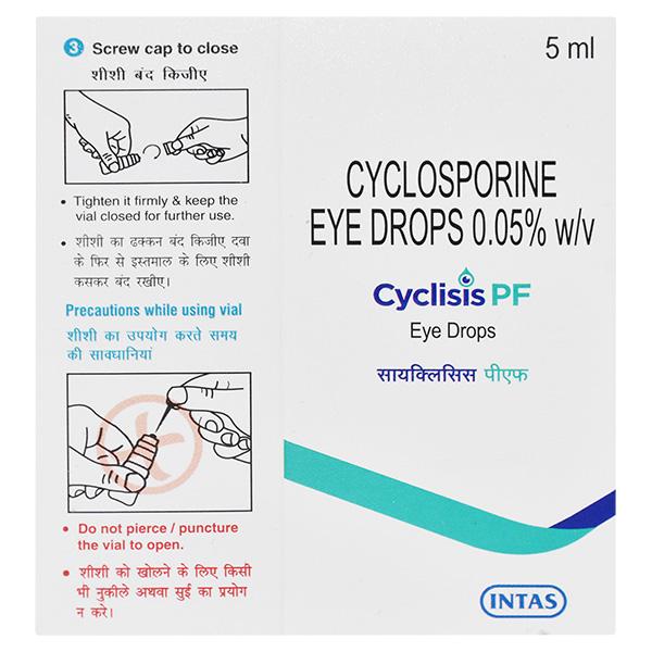 CYCLISIS PF Eye Drops 5ml - Global Surgicals