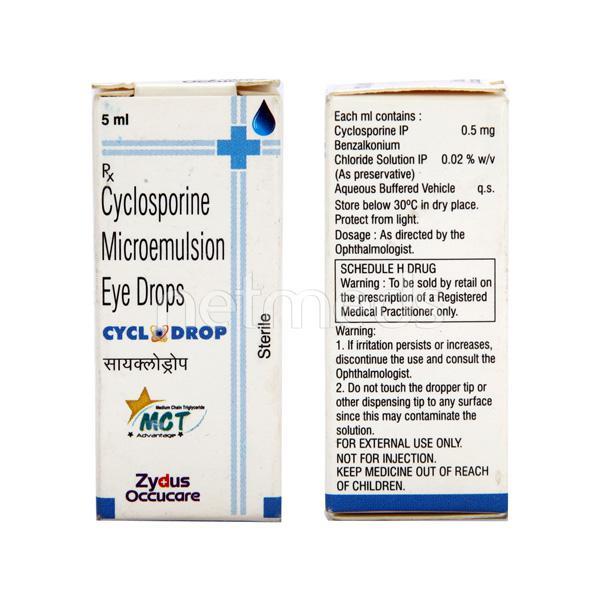 Cyclodrop Eye Drops 5ml - Global Surgicals