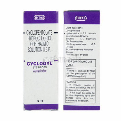Cyclogyl Eye Drops 5ml - Global Surgicals
