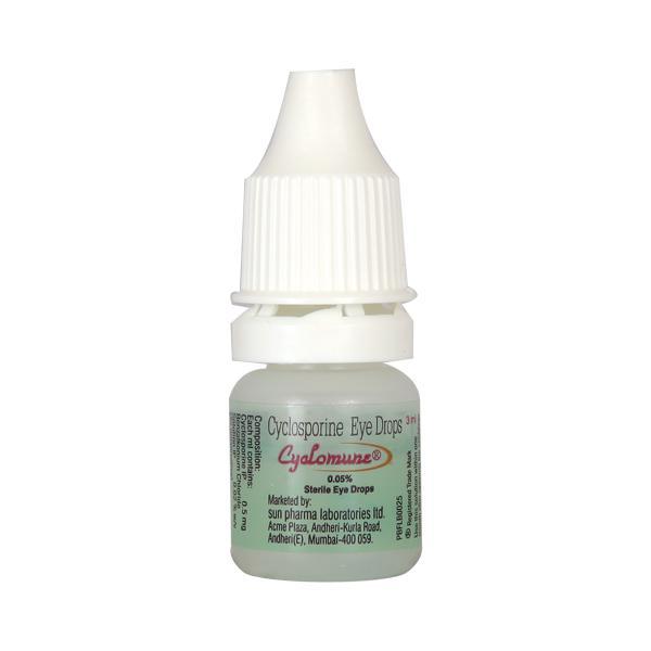 Cyclomune 0.05% Eye Drops 3ml - Global Surgicals