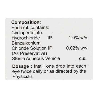 CYCLOTAK Eye Drops 5ml - Global Surgicals