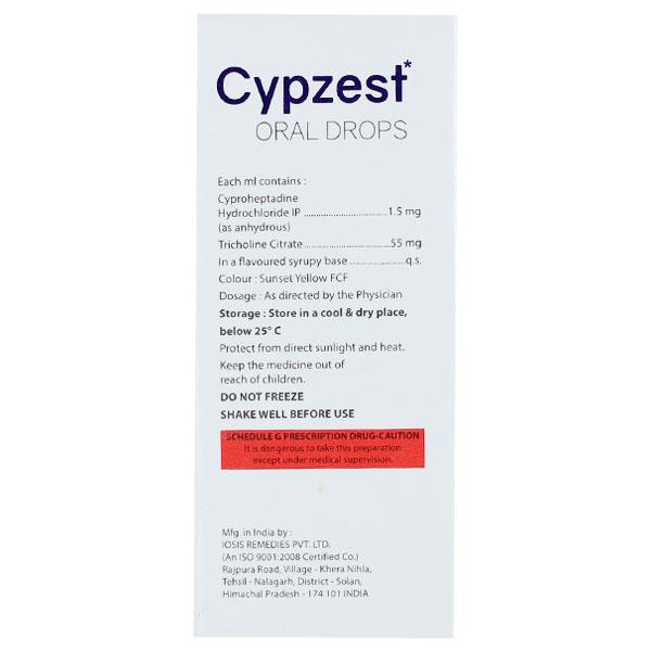 CYPZEST Oral Drops 15ml - Global Surgicals
