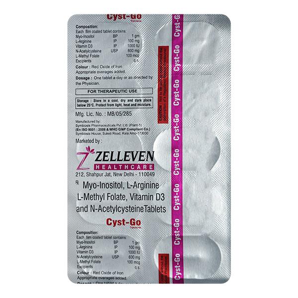 CYST GO Tablet 10's - Global Surgicals