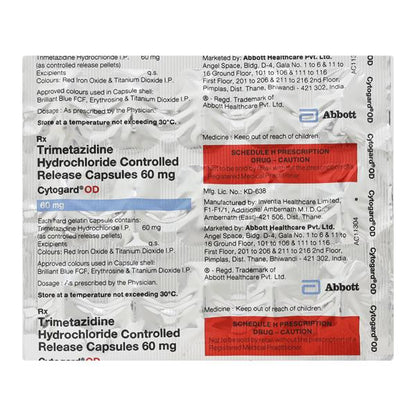 CYTOGARD OD 60mg Capsule 15's - Global Surgicals