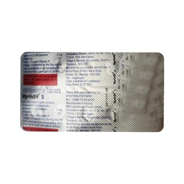 VORTIDIF 5 Tablet 10's