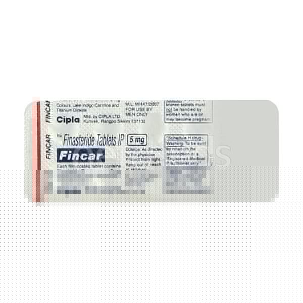 Fincar 5mg Tablet 10'S