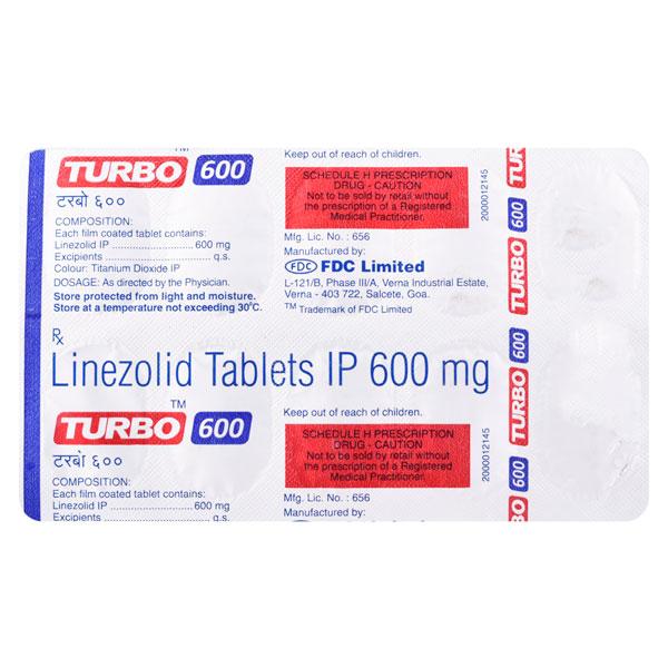 TURBO 600mg Tablet 10's