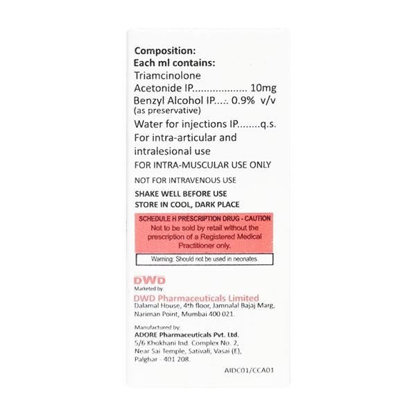 D Cort 10mg Injection 1ml - Global Surgicals