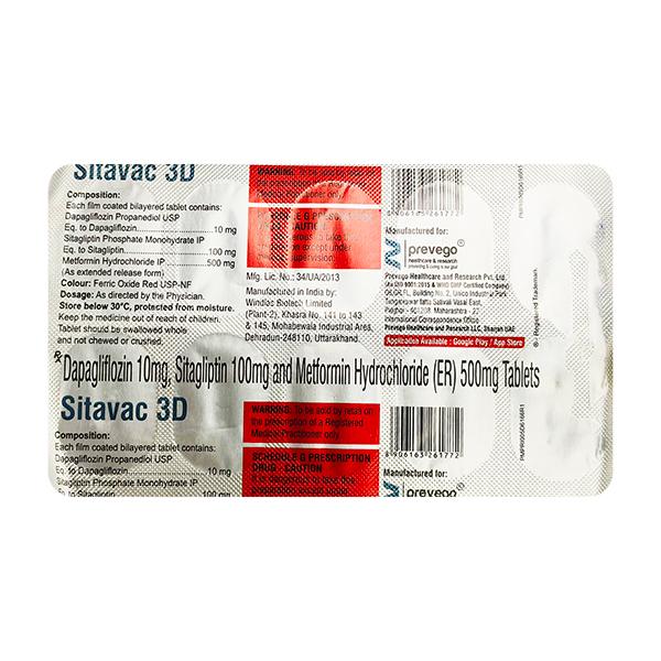 SITAVAC 3D Tablet 10's