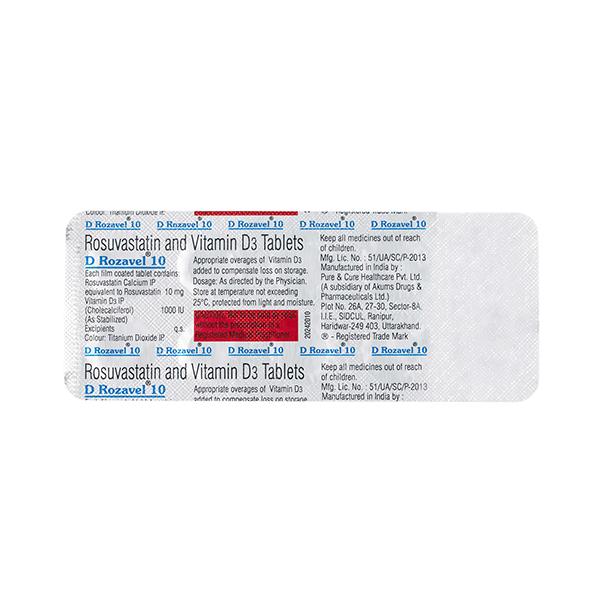 D Rozavel 10mg Tablet 10'S - Global Surgicals