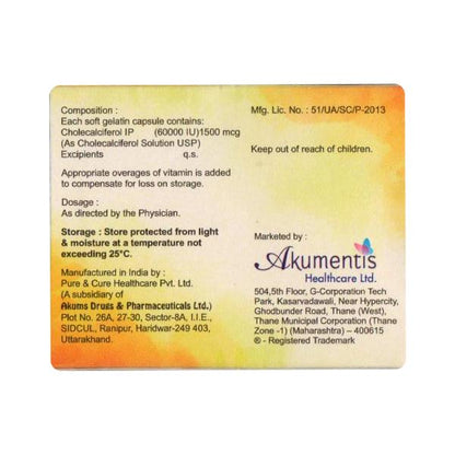 D SHINE 60k Capsule 8's - Global Surgicals