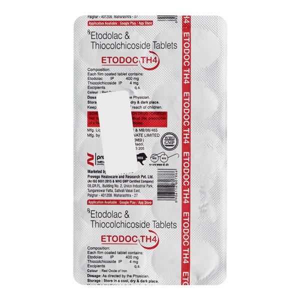 ETODOC TH 4 Tablet 10's