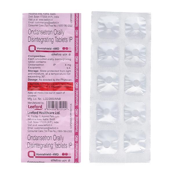 VOMISHIELD MD 4 Tablet 10's