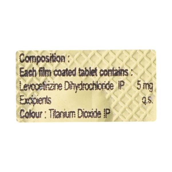 Tancet L 5mg Tablet 10'S