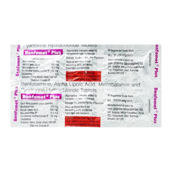 Benfomet Plus Tablet 10'S