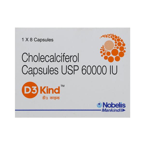 D3 KIND Capsule 8's - Global Surgicals