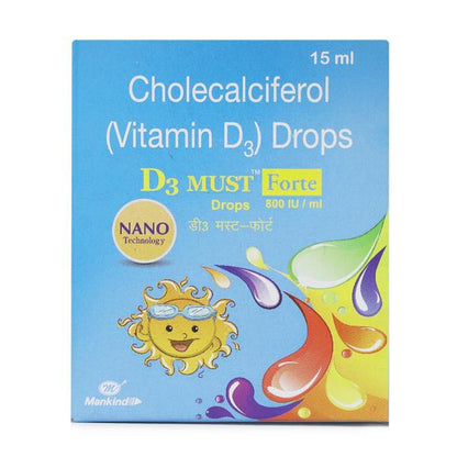 D3 Must Forte Drops 15ml - Global Surgicals