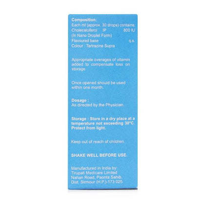 D3 Must Forte Drops 15ml - Global Surgicals