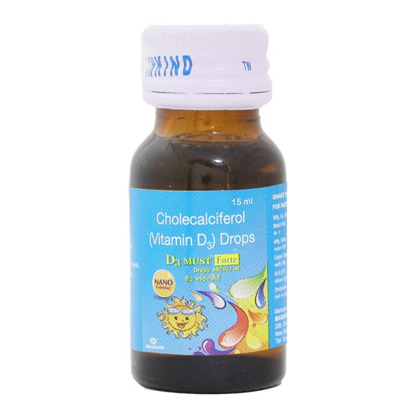 D3 Must Forte Drops 15ml - Global Surgicals