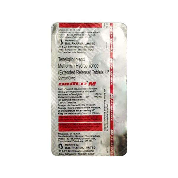 DIATEN M Tablet 10's