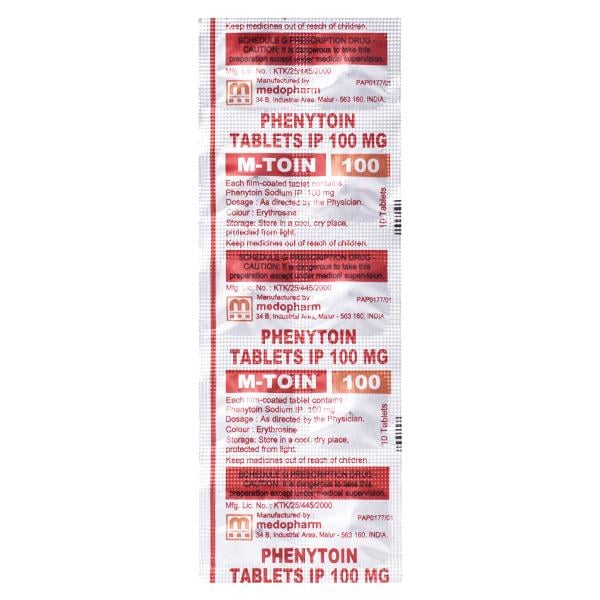 M Toin 100mg Tablet 10'S
