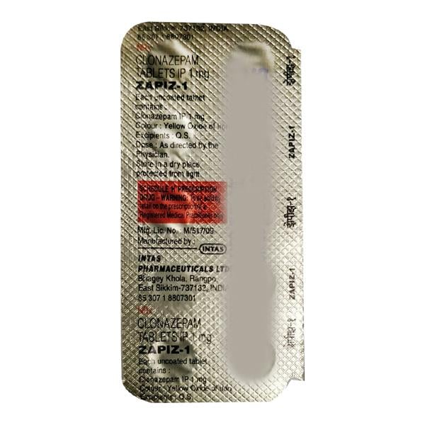 Zapiz 1mg Tablet 10'S