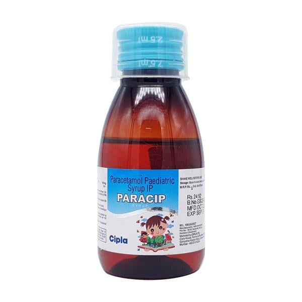PARACIP 125MG SYRUP 60ML