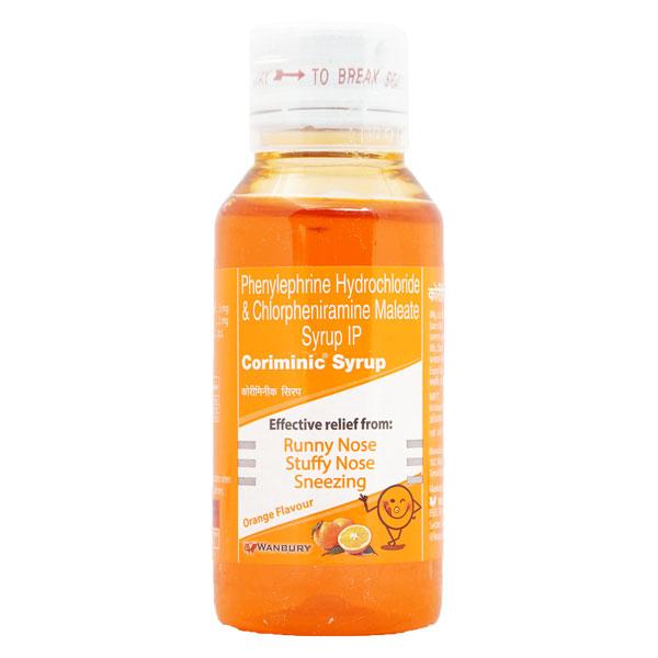 CORIMINIC ORANGE FLAVOUR Syrup 60ml