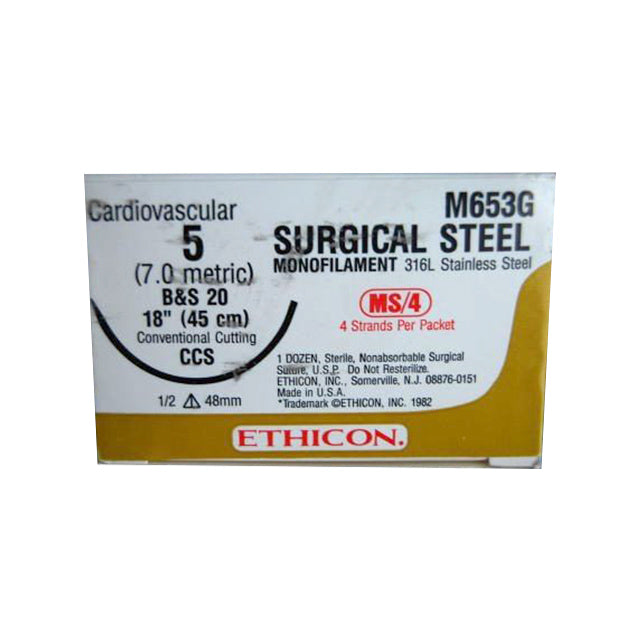 Ethicon Ethisteel Suture 6-0