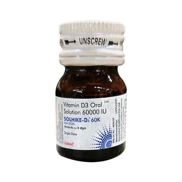 SOLHIKE D3 60k Oral Solution 5ml