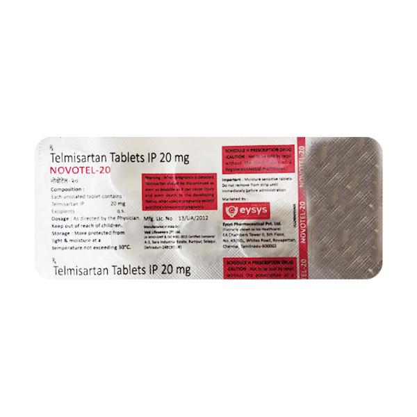 NOVOTEL 20mg Tablet 10's