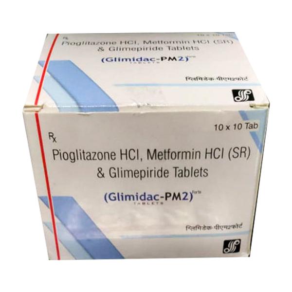 GLIMIDAC PM2 FORTE Tablet 10's