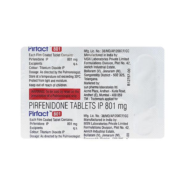 PIRFACT 801 Tablet 10's