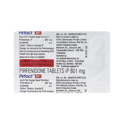 PIRFACT 801 Tablet 10's