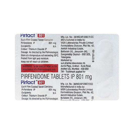 PIRFACT 801 Tablet 10's