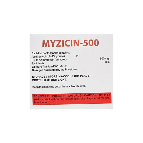 MYZICIN 500 Tablet 5's
