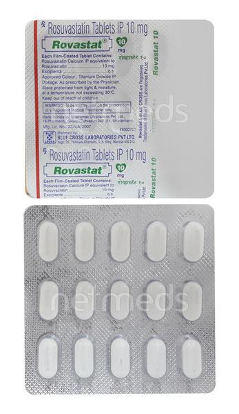 Rovastat 10mg Tablet 15'S