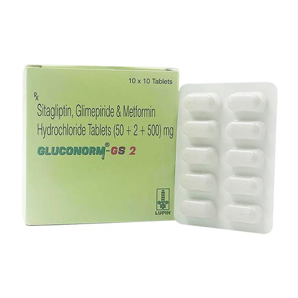 GLUCONORM GS 2 Tablet 10's