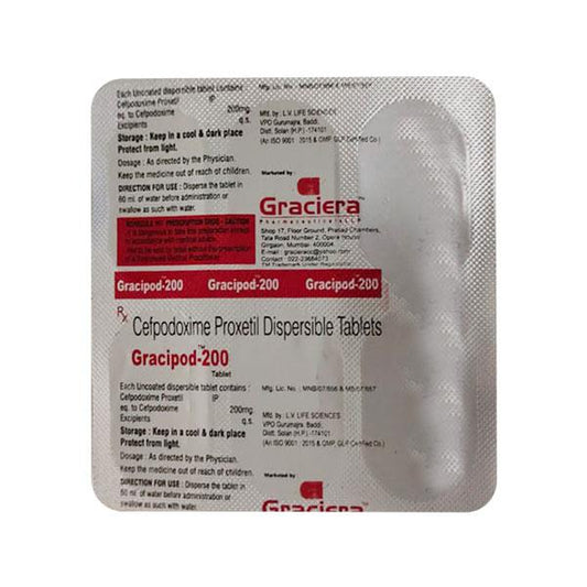 GRACIPOD 200 Dispersible Tablet 6's