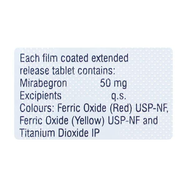 Mirago 50mg Tablet 10'S