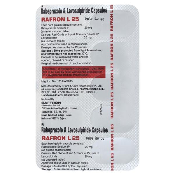 Rafron L 25 Capsule 10'S