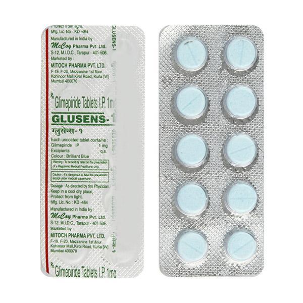 Glusens 1mg Tablet 10'S