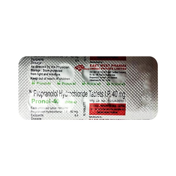 Pronol 40mg Tablet 10'S