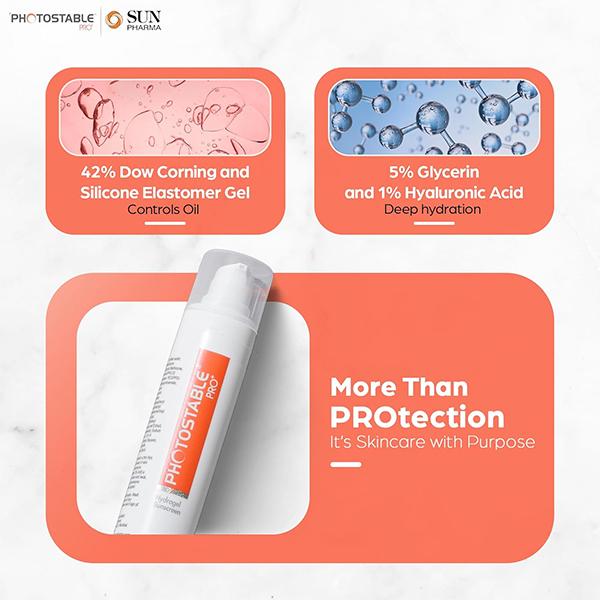 PHOTOSTABLE PRO+ SPF 80+ PA++++ HYDRAGEL Sunscreen 50gm