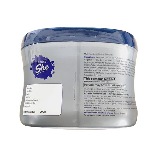 LAMINO SHE VANILLA FLAVOUR Diskettes 40's