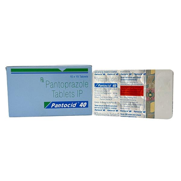 Pantocid 40mg Tablet 15'S
